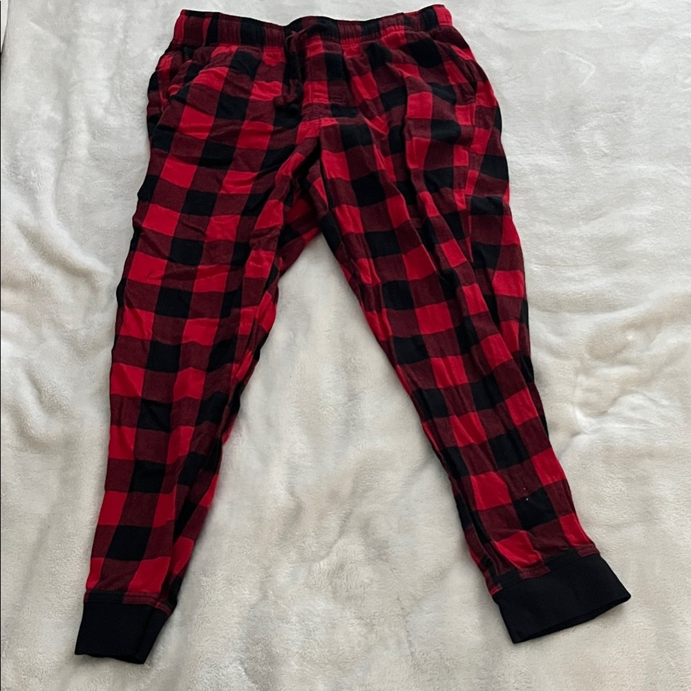 Red & Black Buffalo Plaid Pajama Pants